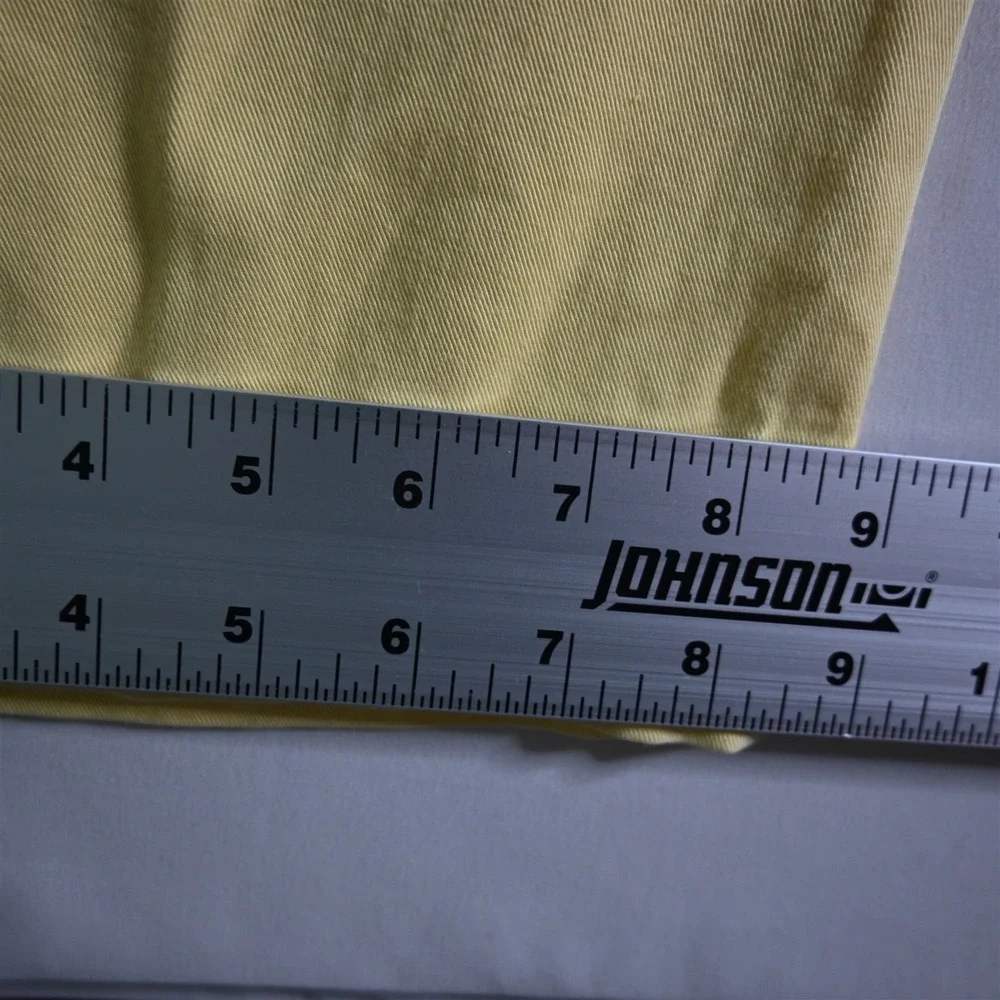 Polo Ralph Lauren 38x30 Yellow 100% Cotton Recent Classic Fit Mens Chino Pants